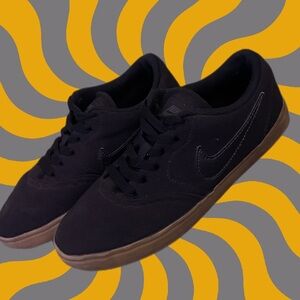 Nike sb check canvas big kids skate shoes